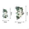 2 Pack Wedding Arch Floral Swag with Artificial Blooms for Home And Event