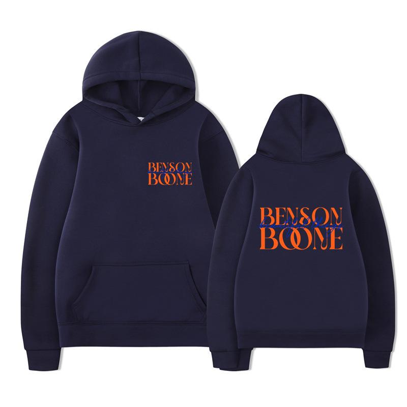 Benson Boone Hoodies Print Fashion Sweatshirt Casual Oversize Unisex Autumn Winter Fleece Streetwear Tops Sudaderas