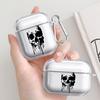 Gothic Skeleton Case For Airpods 2 4 Pro2 Pro 1 Pro3 3 Clear Earphone Cases Cover