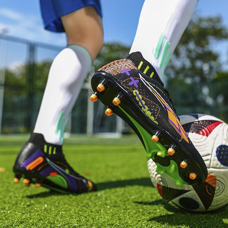 Indoor TF/FG Football Shoes Fast TF/FG High Quality Soccer Shoes Society Cleats Grass Training Football Field Boots Sneaker