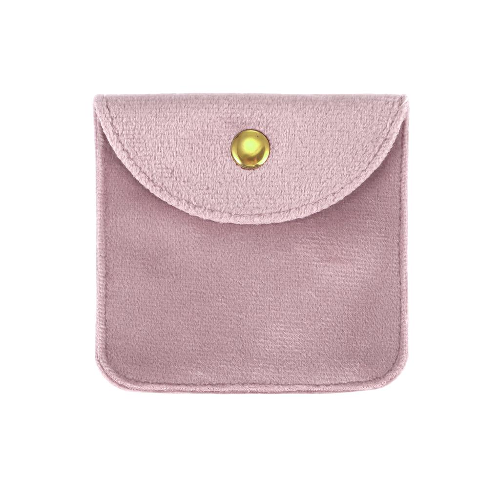 1/10 piece short plush jewelry packaging bag buckle bag ring earring bracelet necklace storage wedding party chic gift bag