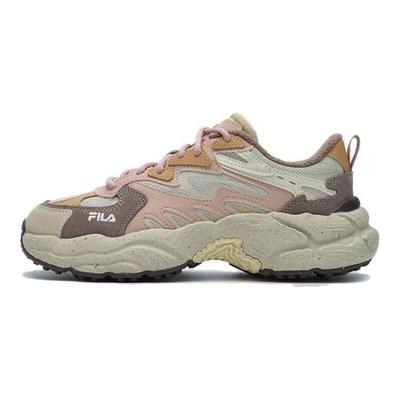 Ferna Series Fern Grass Shoes Versatile Trendy Fleece Low-Top Casual Shoes Women Sneaker Yellow Brown Pink F12W341123FCM