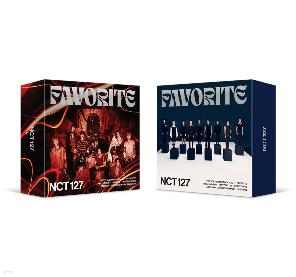 

NCT 127 3rd Album - Repackage: Favorite [Smart Music Album (Kit Album)] [1 out of 2 covers randomly sent]