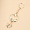 Delicate Sun/Moon Bag Charm Versatile Key Holder Decorative Accessory Trendy Bag Pendant Metal Material for Daily Party
