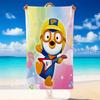 Quick Dry Beach Towel Penguin Pattern, Lightweight Absorbent Towel for Pool Beach Vacation Use