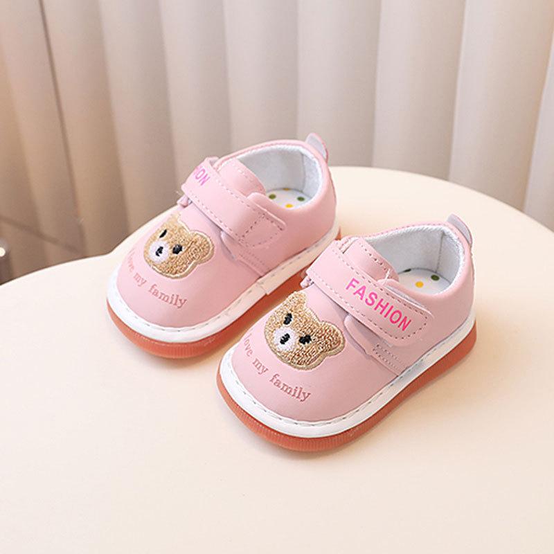 Baby Cartoon Zachte Zool Loopschoenen Voor Peuters Met Klittenband