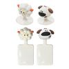 2Pcs/Set Toilet Lid Lifter Sheep Dog Shape Toilet Cover Lifter Easy Installation Versatile Hook Toilet Hygienic Accessory