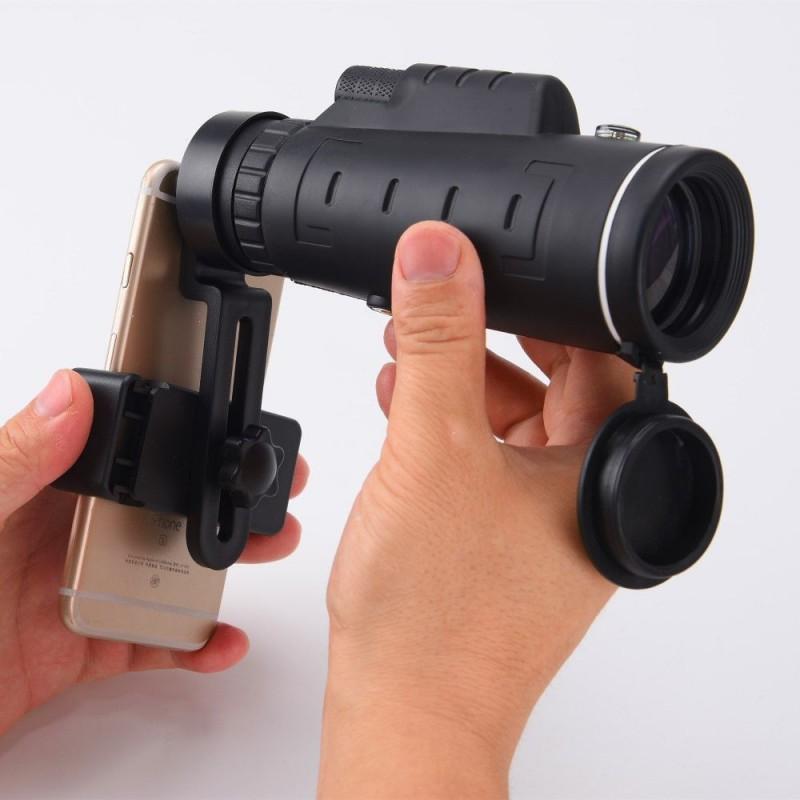 40x60 Monocular Telescope Adults High Magnification Outdoor Hiking Birdwatching Smartphone Adapter Compatible
