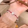 Elegant Lotus Bracelet: National Trend, Light Luxury, Hand-Woven, High-End Floral Jewelry for Women