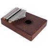 Kalimba 17 Key Maple Thumb Piano Tuning Hammer Portable Finger Instrument for Beginner