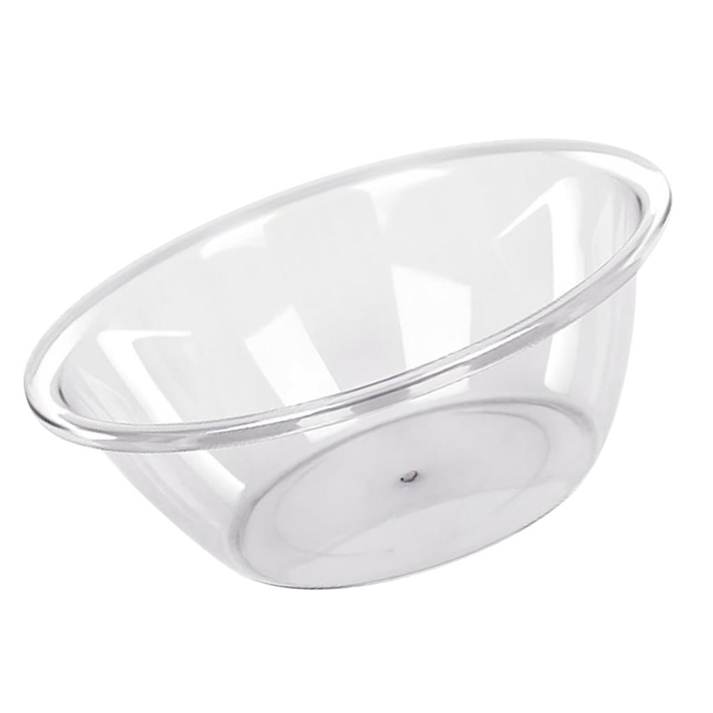 Lavoar transparent Grosește PET Durabil, multifuncțional, rotund, transparent, lavoar pentru casă