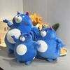 Cute Fat Cat Hanging Plush Toy Funny Chubby Cat Figure Keychain Car Charm Decor