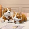 Corgi Plüschhund Puppe Kissen Herz Po, Kawaii Niedliches Weiches Flauschiges Stofftier Spielzeug Für Kinder Geburtstagsgeschenk