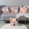 Festive Decoration Living Room Sofa Bedside Cushion Cover Trick-treat Decoration Printed Pillow Cushion Cover