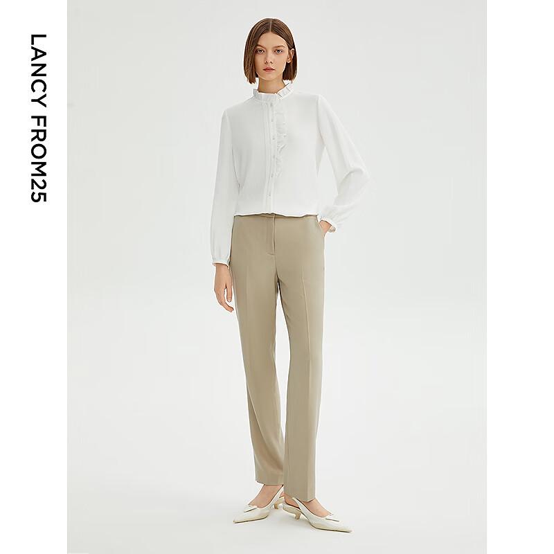 LANCY Retro Palace Style Chiffon Long Sleeve Blouse