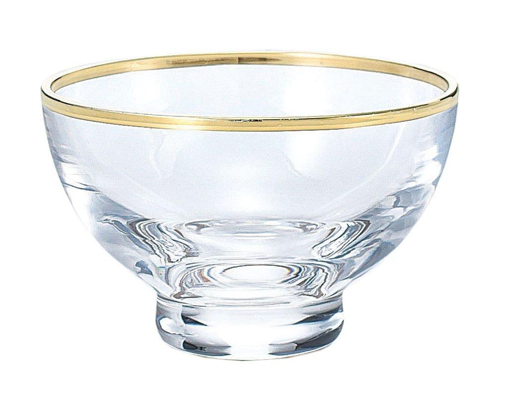 Toyo Sasaki Glass Cold Sake Glass, Clear, 50ml, Handmade In Japan, 10335-504