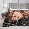One Roronoa Zoro P-Pieces Blankets  Picnic Flannel Throw Blanket For Living Room Warm Custom DIY Quality Bedspread
