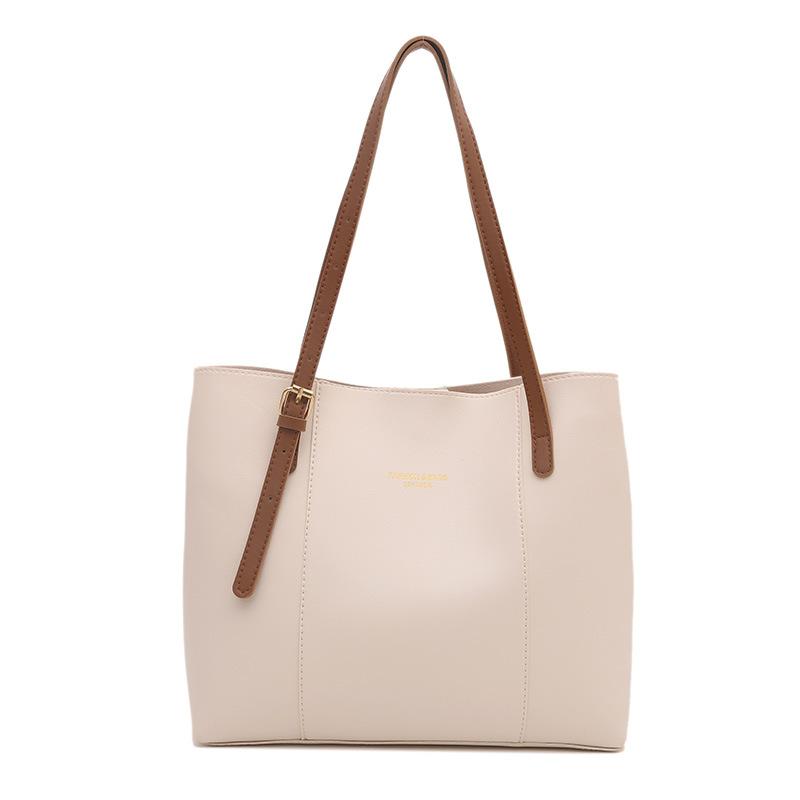 A Stylish, Large-capacity, Retro and Simple Single-shoulder Tote Bag for Women
