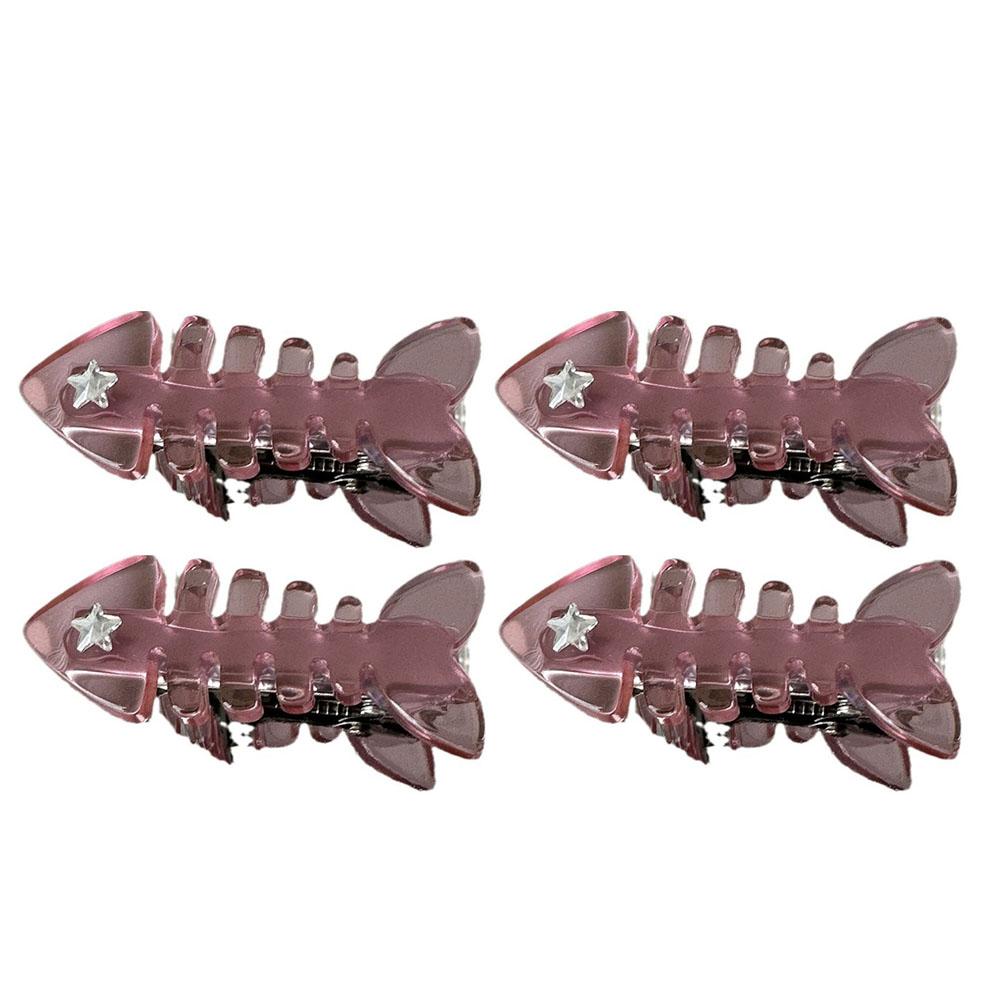 Y2K Rosa Kleiner Fisch Stachel Süße Süßigkeitenfarbe Lustige Clips Design Sinn Pony Seitenclip Neues Haar Zubehör Neu