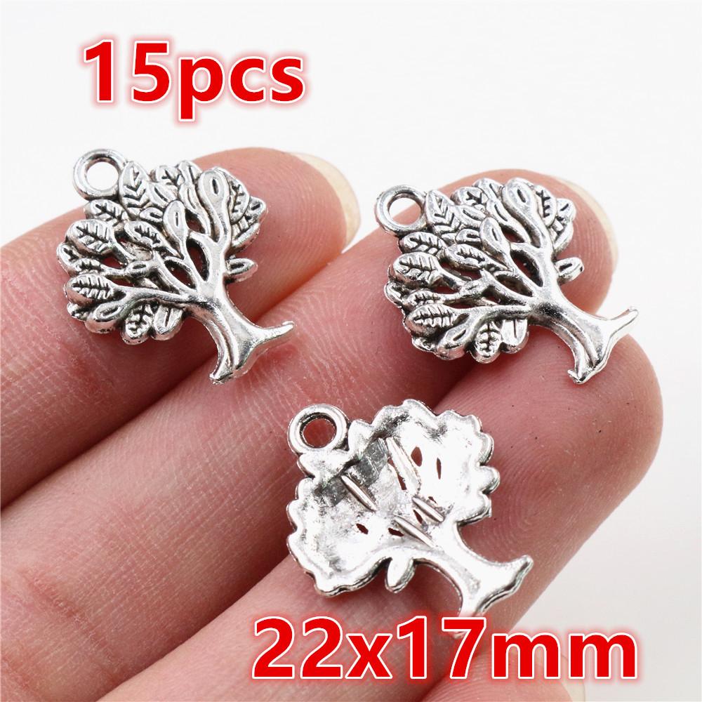 4-30pcs Animal Tree Flower Butterfly Alloy Metal Charms Pendant DIY Jewelry Making Accessories Findings for Earrings Necklace