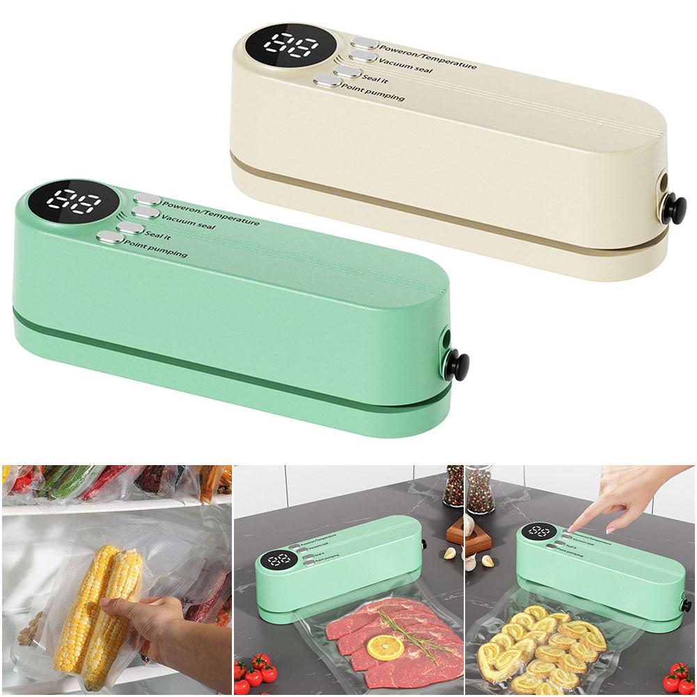 Vakuumiergerät Aufblaspumpe für Bälle/Schwimmring Vakuumiergerät Elektrischer Vakuumierer für Snacks Lebensmittelaufbewahrung