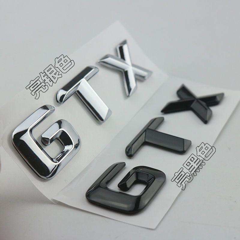 Applicable aux logos de voiture ID6 ID4 logo lettre GTX version modifiée d'outre-mer coffre arrière anglais autocollant de logo