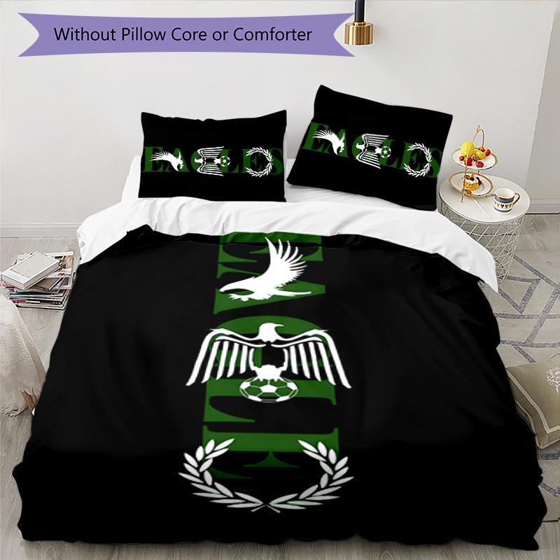 CSC 3pcs Bedding Set Duvet Cover Closure Includes 1 Duvet Cover & 2 Pillowcases for All Seasons Bedroom Home Dorm Decor