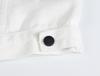 Kule Spring Korean Slim Fit Men's Trendy White Denim Vest