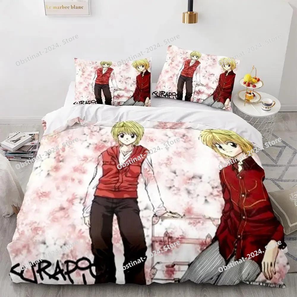 HUNTER×HUNTER Bedding Set Printed Bed Set Duvet Cover Sheet Pillowcase Bed Soft Quilt Cover Full Queen King Size 3D Print Anime