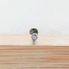 F136 Star Moon Diamond Lip Stud 5-Sided Iron Tower Ear Cartilage Piercing Jewelry 1.2x6/8mm