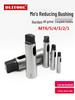 Morse Taper Reducing Sleeve Drill Bit & Milling Cutter Set MT6-1 for Lathe Tailstock Shanks