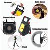 Multifunction Mini COB Keychain Light USB Rechargeable Emergency Lamps Magnetic Repair Work Outdoor Camping Flashlight