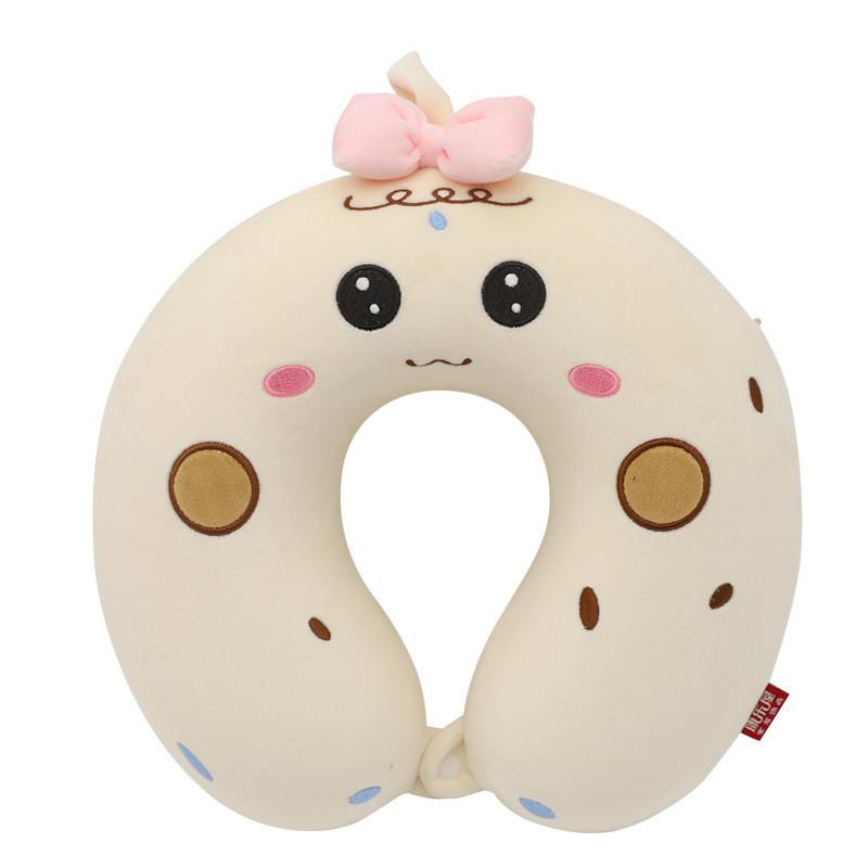 Unicorn Kids U Shape Pillow With Memory Foam And Soft Elastic Cover For Rest