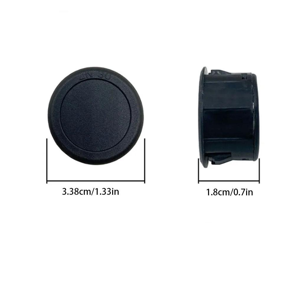 DC 4-100V LED Digital Display Round Two-wire Voltmeter DC Digital Car Voltage Current Meter Volt Detector Tester Monitor Pane