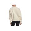 adidas Solid Color Logo Print Crew Neck Pullover Sweatshirt Women Tops Apricot HN4220