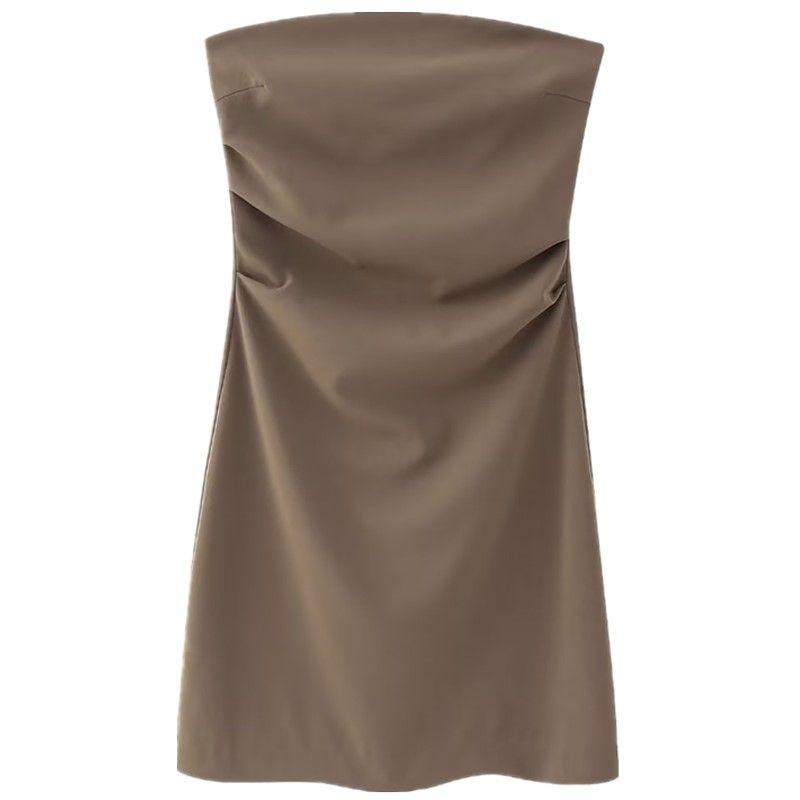 Fashion Style Summer New Fashion Women's Clothing Silm All-Matching Tube Top Dress Short Skirt 4661358 717