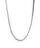 Lionheart LH BASIC Small Silver Chain Necklace, 925 Sterling Silver and Stainless Steel, 1NC039, FREE SLV6, 121300597SLV6S