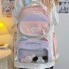 Summer New High-Value Cute Ins Style Korean Style Backpack Transparent Cat Ear Student Dopamine Double Shoulder Bag