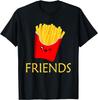 Matching Set - Burger and Fries Tee - Best Friends Gift Idea T-Shirt