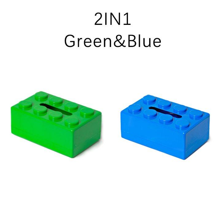 Blocs de construction créatifs avec boîte à mouchoirs à ressort, porte-papier mural sans Perforation, boîte de rangement pour serviettes de visage de salle de bains