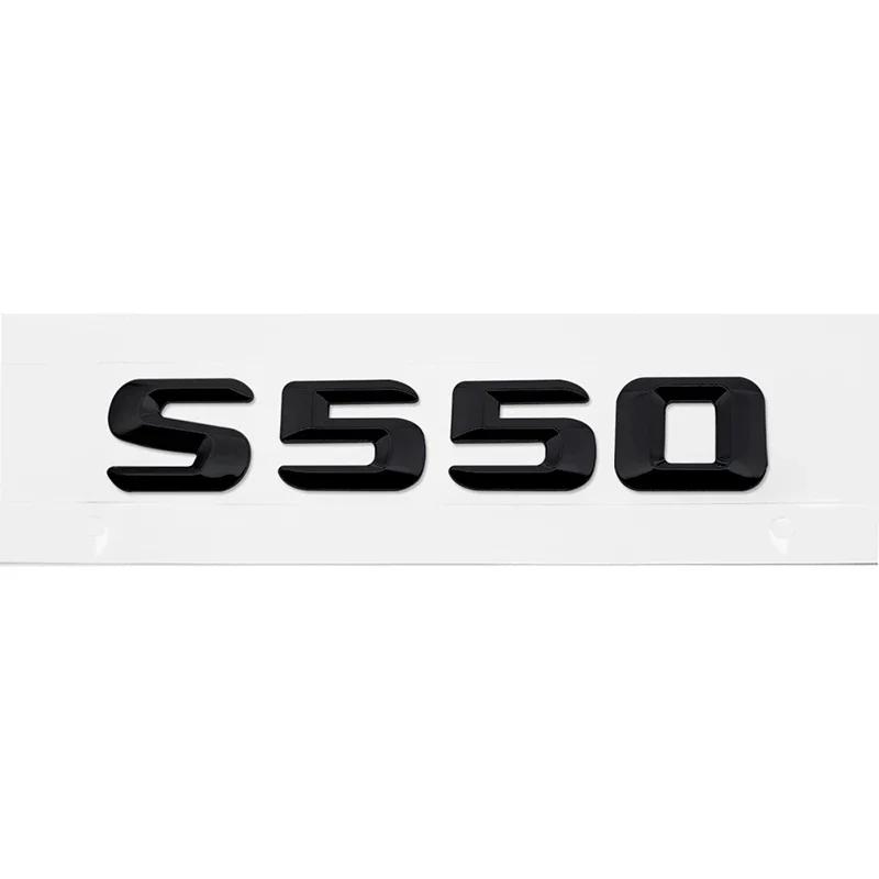 Modified 3D Car Letter Sticker Rear Trunk Tail Decorative Badge Emblem for Mercedes Benz S400 S420 S430 S450 S500 S550 S600 S650 AM1