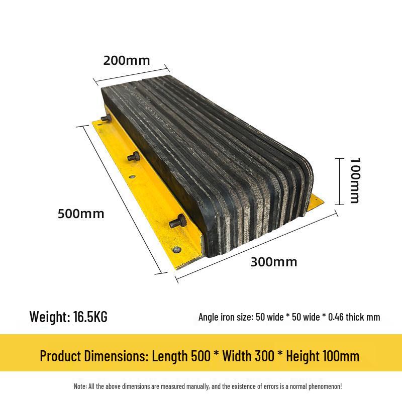 Rubber Anti-Collision Pad Car Stopper for Warehouse Dock and Truck Unloading