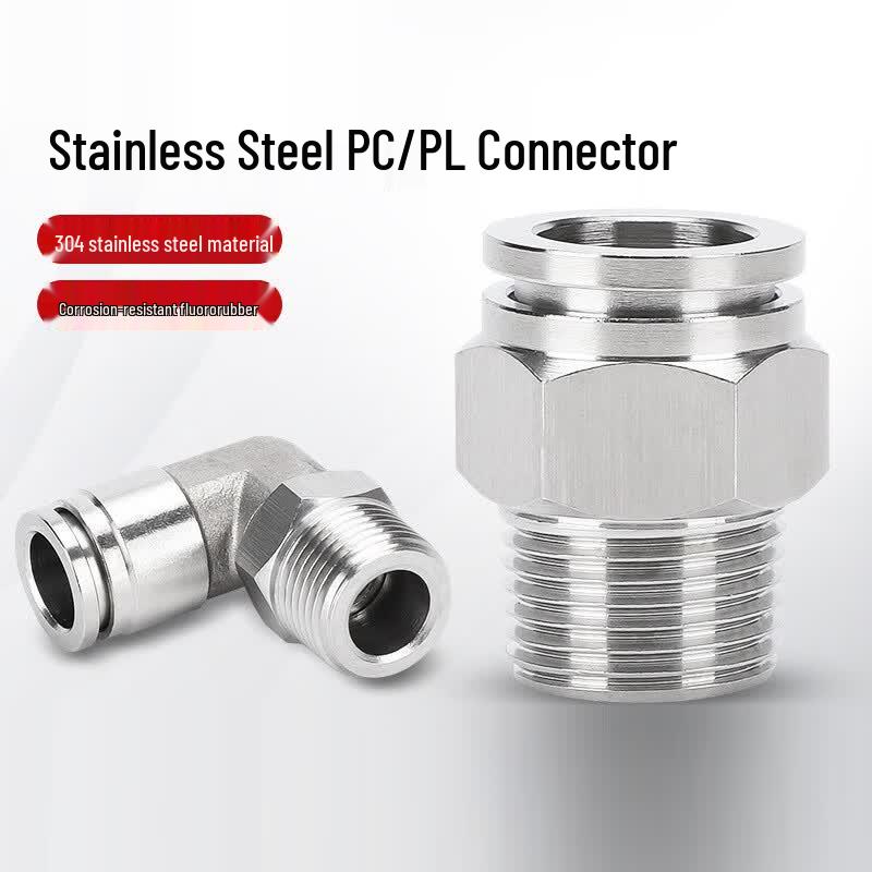 304 Stainless Steel Pneumatic Quick Connect Fitting