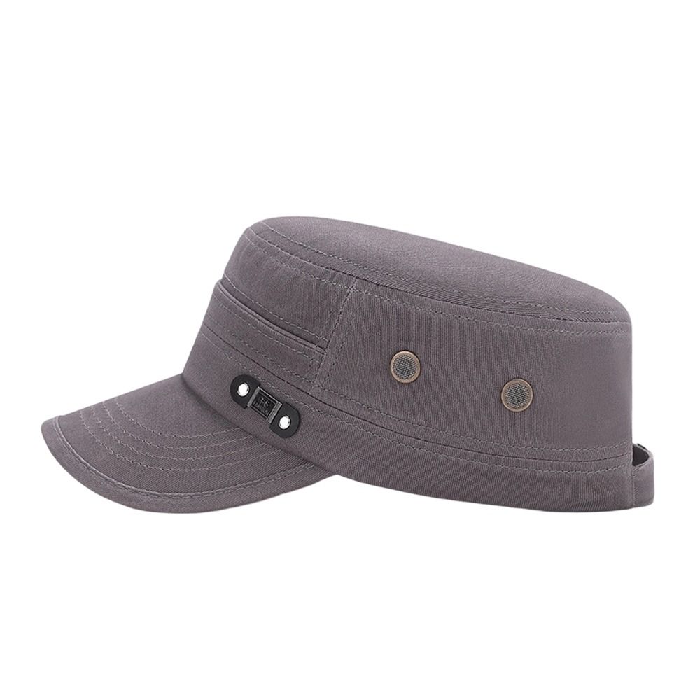 Fashion Anti-UV Fishing Hat Casual Retro Sun Hat Outdoor Sunscreen Cotton Peaked Cap Spring Summer