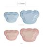 Le Creuset Baby Bear Plate Milky Baby Shower First Meal Gift for Girls Japanese Set, Pink, Gift, [Official Retailer]