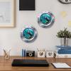 3D vision Porthole Decals Self-adhesive glow Sea Turtle luminous Window wall Sticker for home bedroom Washing Machine decoration
