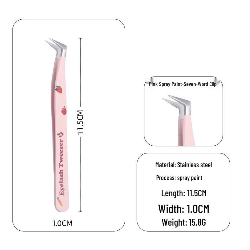 

Набор пинцетов из нержавеющей стали для наращивания ресниц - Профессиональный инструмент для наращивания для начинающих