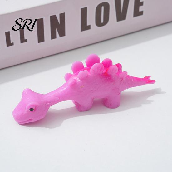 Dinosaur Toy Kit 5Pcs Sling Shot Finger Sticky Dino Launching Anxiety Relief Stress Stretchy Flying Tricky Props Party Favors