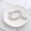 1Pcs 2m/3m Cable Length Wired Headset Monitoring Recording Black White Bass Earplugs Anchor 3.5mm Computer Game Live Headphone