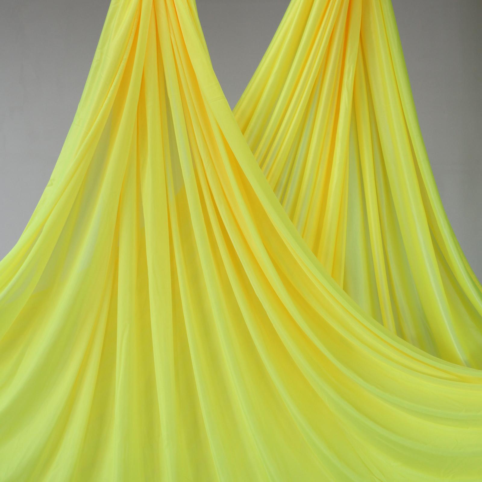 

7-метровий повітряний шовковий гамак для йоги, шовкова гойдалка, домашній тренажерний зал, антигравітація на відкритому повітрі, ремінь для йоги Yellow